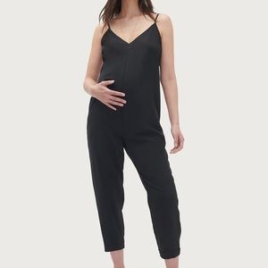 Hatch maternity black silk jumper